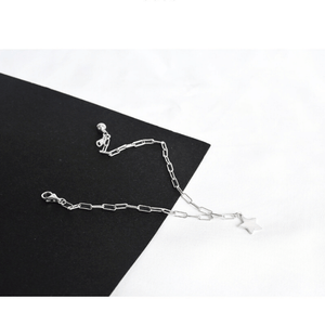 925 Sterling Silver Shinning Bracelet For Women With Little Star Shape Icon