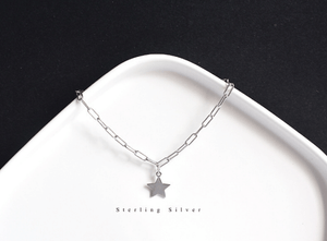 925 Sterling Silver Shinning Bracelet For Women With Little Star Shape Icon