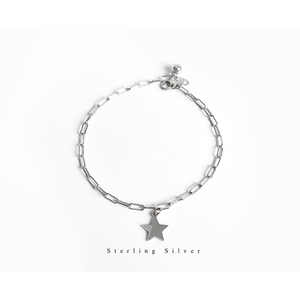 925 Sterling Silver Shinning Bracelet For Women With Little Star Shape Icon