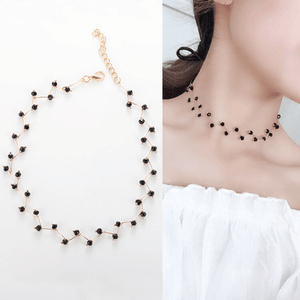 925 Sterling Silver Shinning Necklace For Women With Grape Shaped