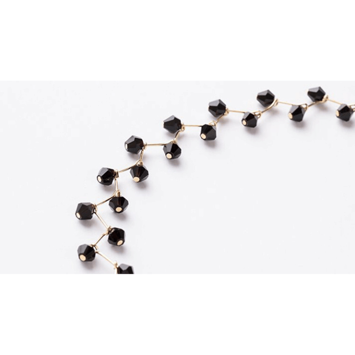 925 Sterling Silver Shinning Necklace For Women With Grape Shaped